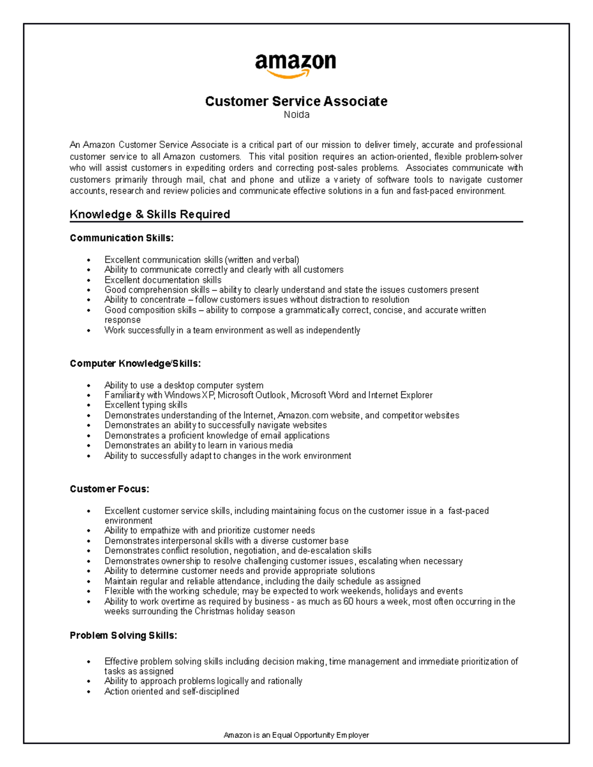 customer-service-associate-noida-job-description-customer-service