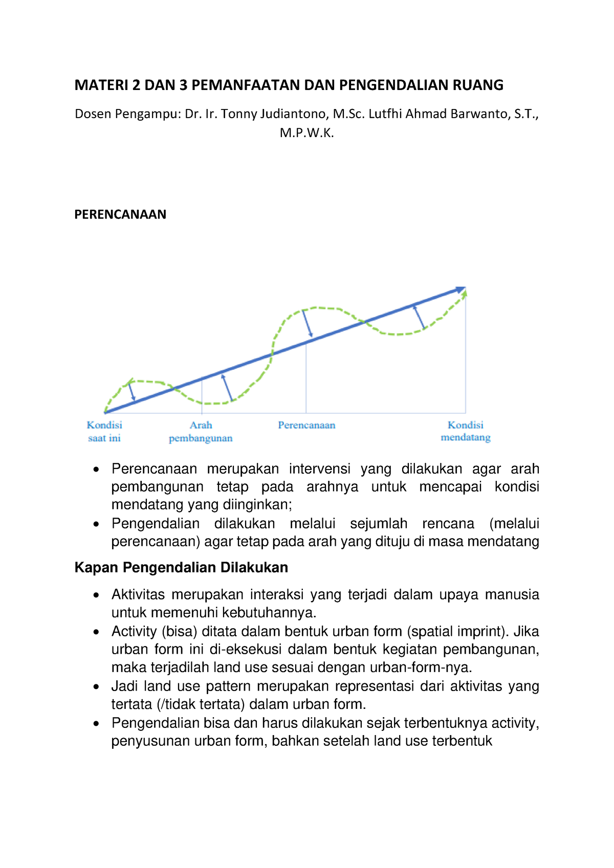 Materi Pemanfaatan Pengendalian Ruang 2 Dan 3 - MATERI 2 DAN 3 ...