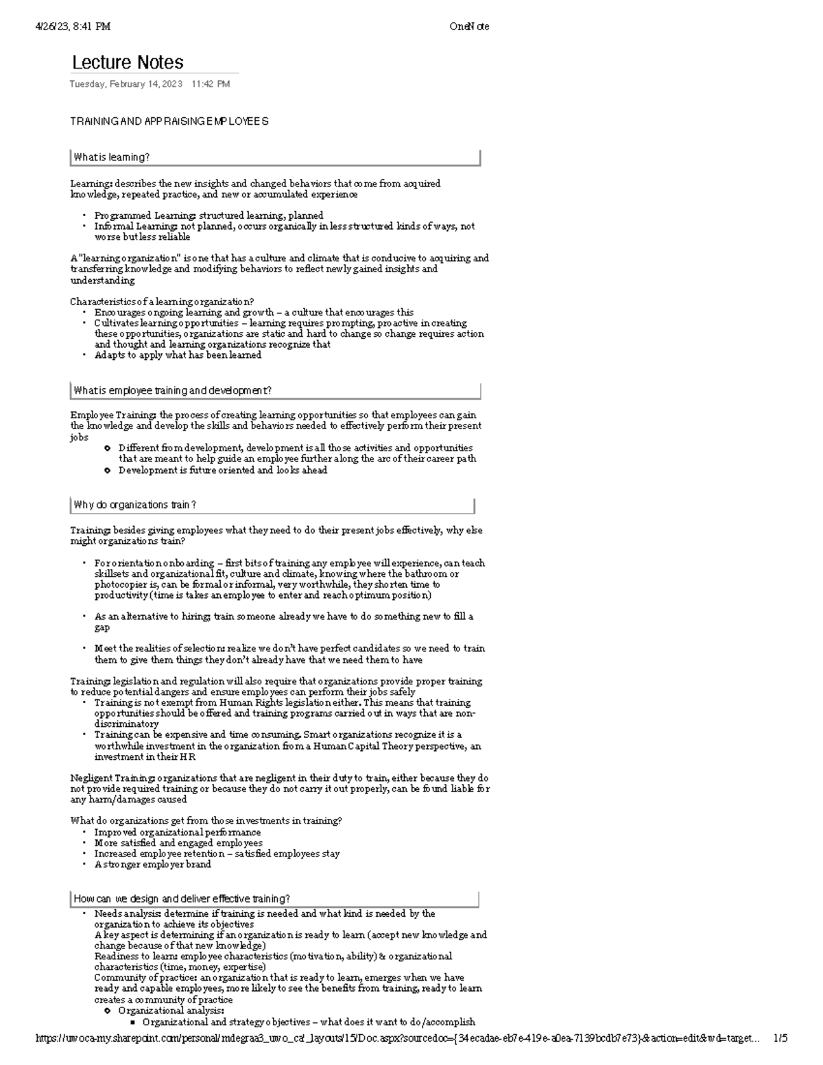 MOS 1021 - Lecture 4* - Lecture Notes Tuesday, February 14, 2023 11:42 ...