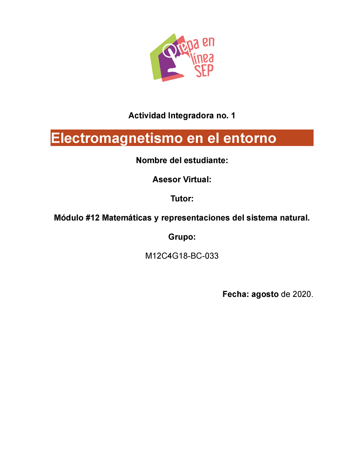 Fisica Actividad Integradora No 1 En El Entorno