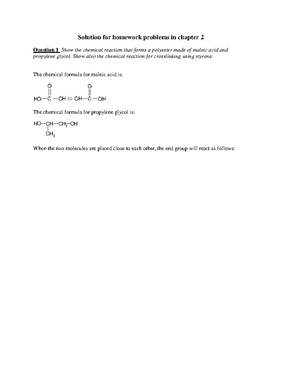 solution-for-homework-2-show-also-the-chemical-reaction-for