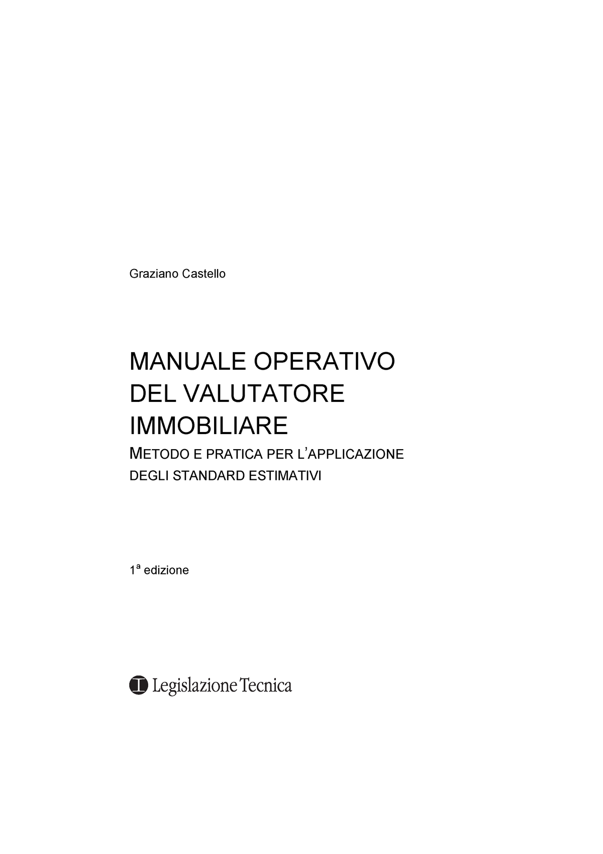 Manuale Operativo Graziano Castello Manuale Operativo Del Valutatore