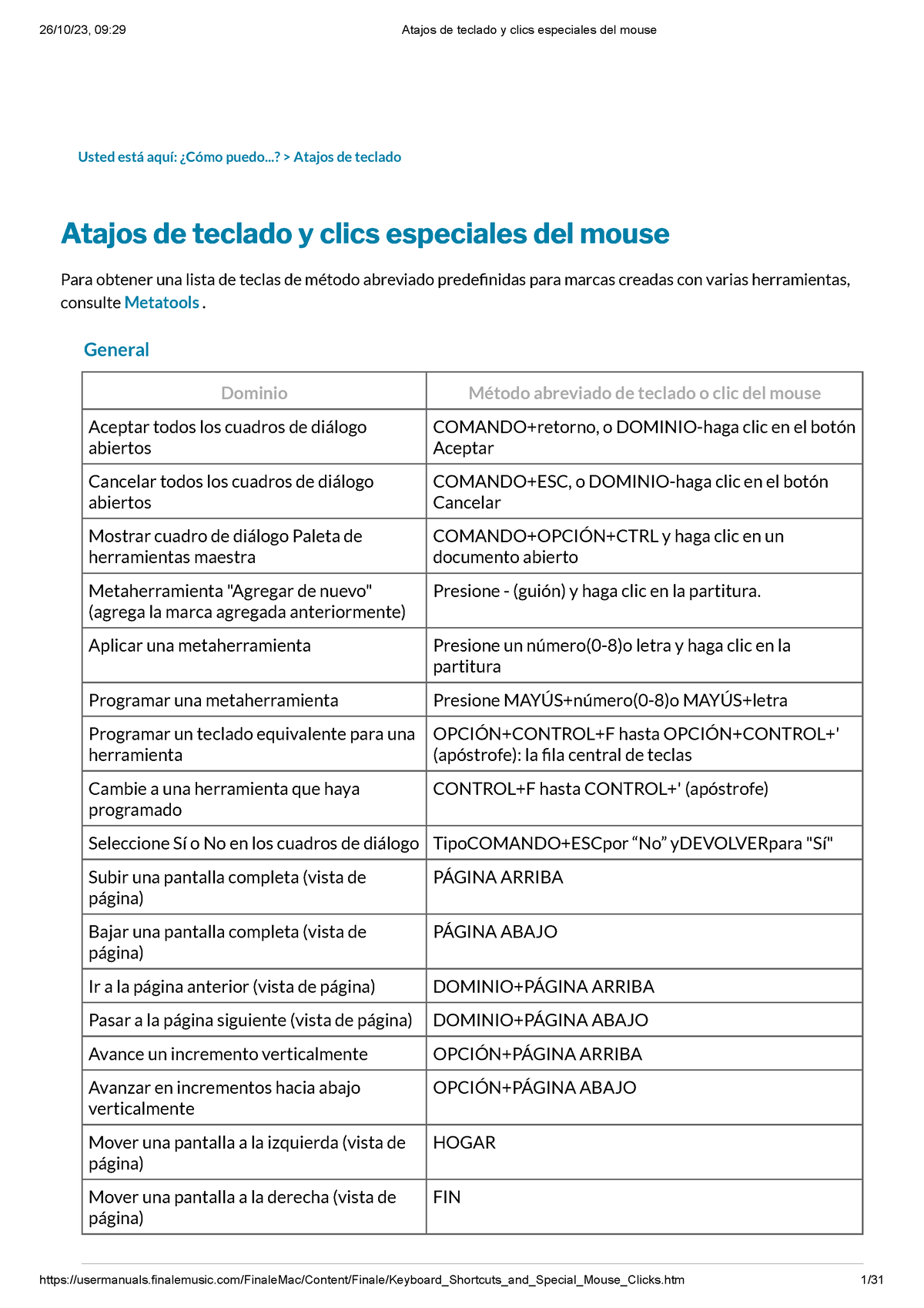 Atajos De Teclado Y Clics Especiales Del Mouse Usted Está Aquí ¿cómo Puedo Atajos De 9221