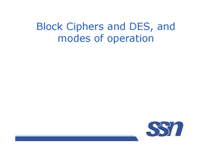 Data Encryption Standard - N. Radha, Assistant Professor, Department of ...
