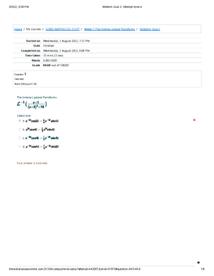 Prelim LAB EXAM Attempt Review (page 1 Of 50) - Home / My Courses ...