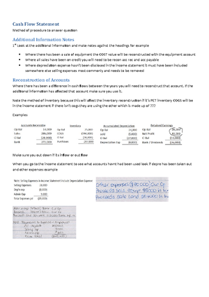 Balance Sheet Practice Exercise - BU1002/BU1902 – Accounting For ...