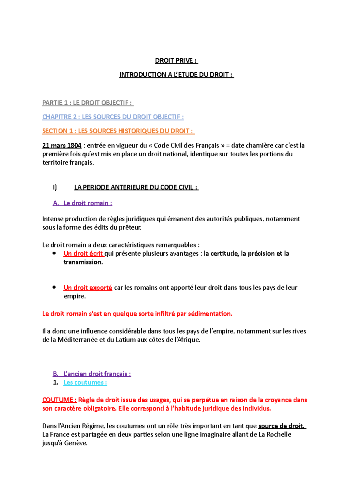 Partie 1 chap 2_les sources du droit objectif - DROIT PRIVE ...