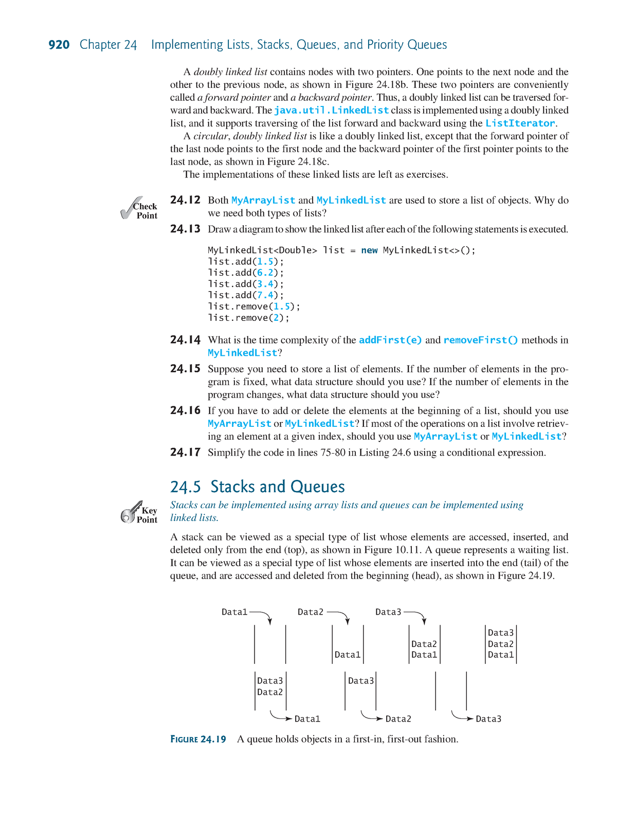 Introduction To Java Programming Notes - 920 Chapter 24 Implementing ...