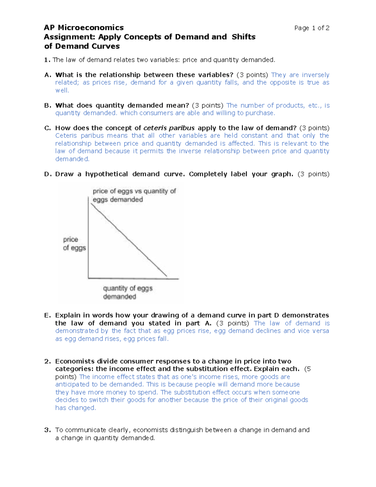 3.1.5Practice Apply Concepts Of Demand And Shifts Of Demand Curves - AP ...