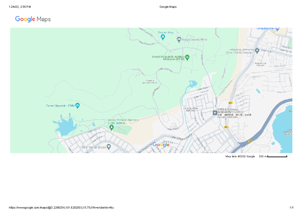 FRIM Location Plan - frim - computer science - 12/4/23, 2:55 PM Google ...