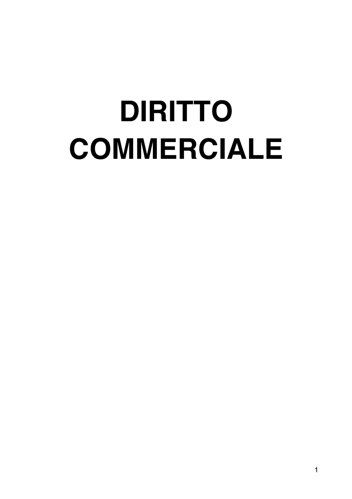 Appunti diritto commerciale - DIRITTO COMMERCIALE INTRODUZIONE 29 ...