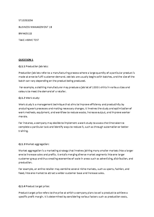 St10353296 logistics in supply chain management assessment 2 - MODULE ...