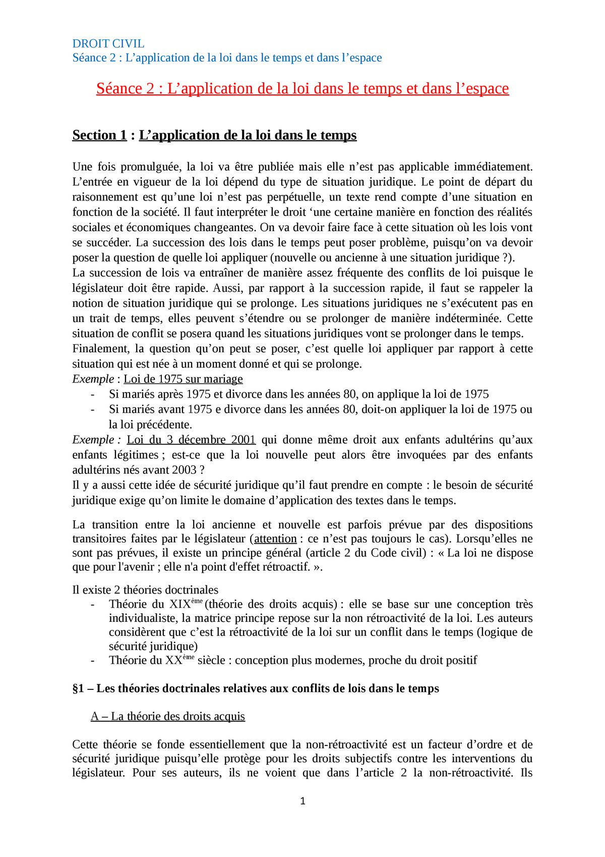 l'application de la loi dans le temps dissertation pdf