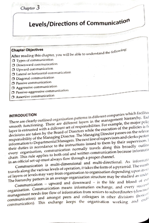 Unit 1 - ch 1,2 - notes - Business Communication - Studocu