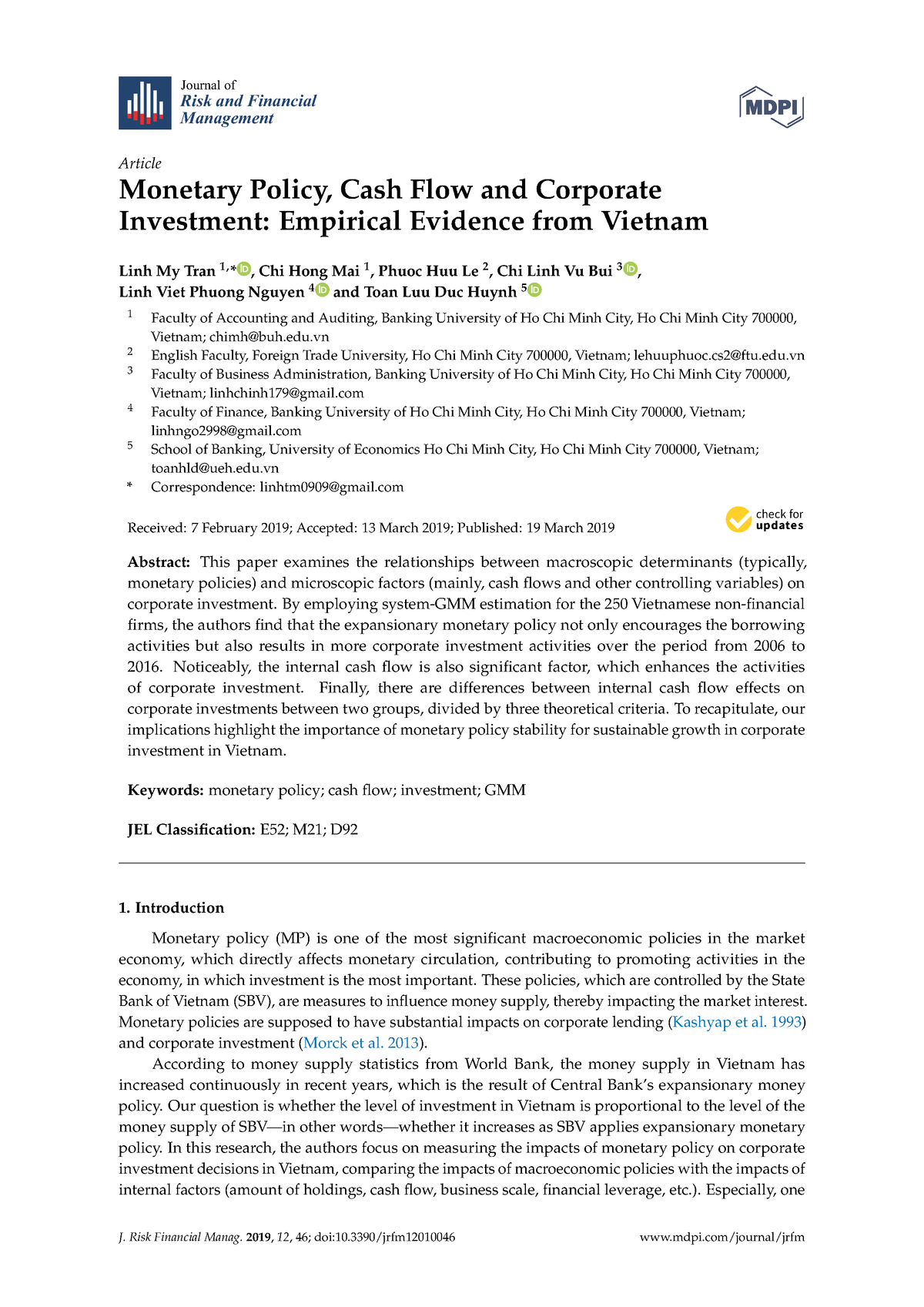 Jrfm 12 00046 V2 - Vsdvdv - Journal Of Risk And Financial Management ...