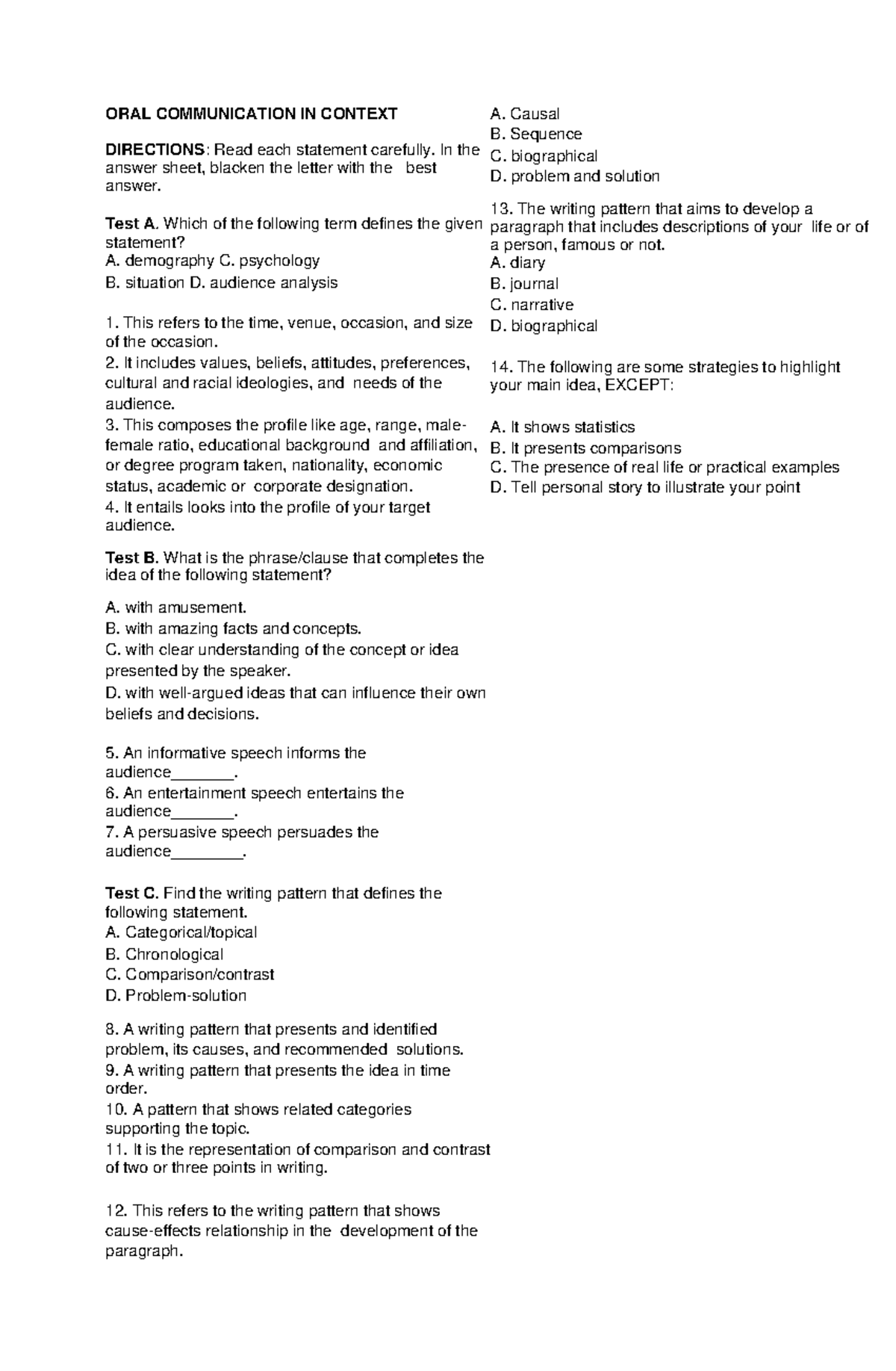 ORAL- Communication-IN- Context- Reviewer 2 - ORAL COMMUNICATION IN ...