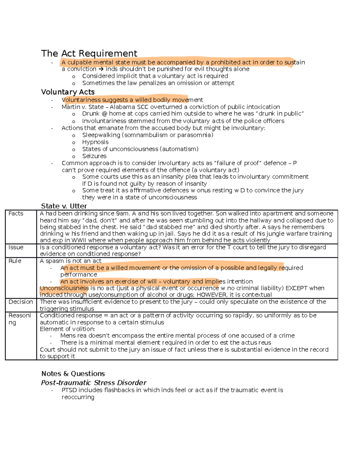 The Act Requirement Summary of Concept The Act Requirement A