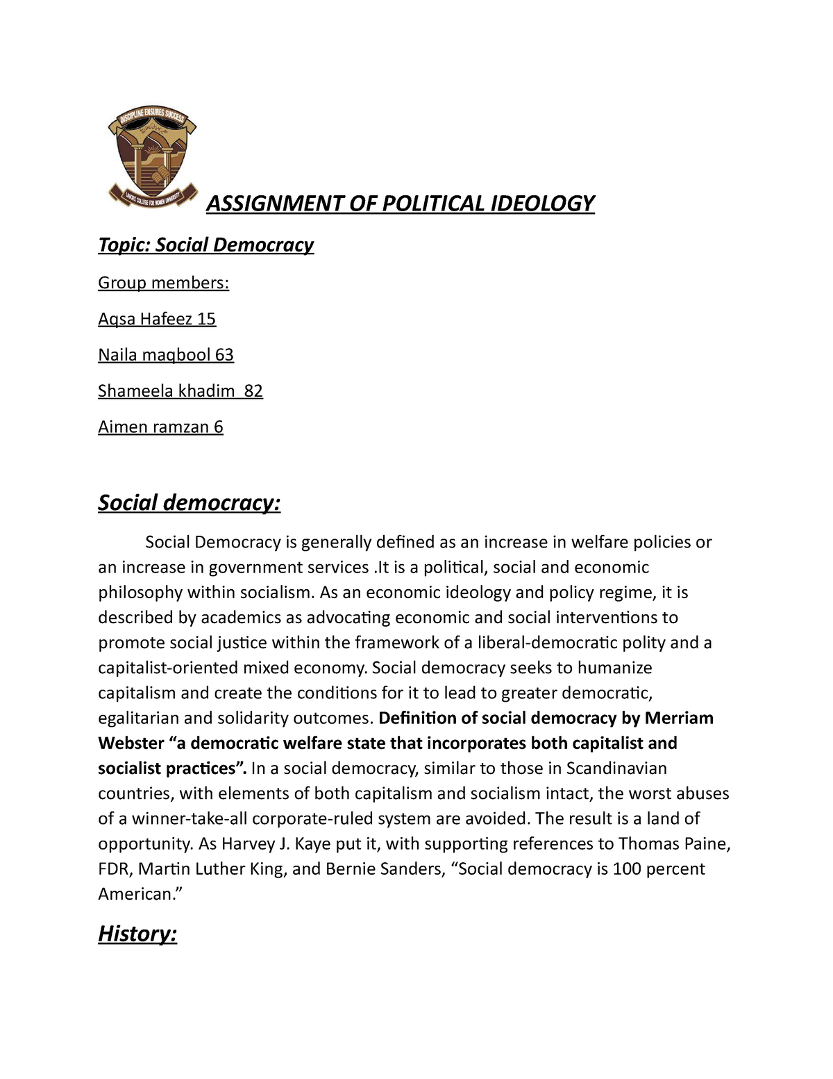 assignment-of-political-ideology-assignment-of-political-ideology