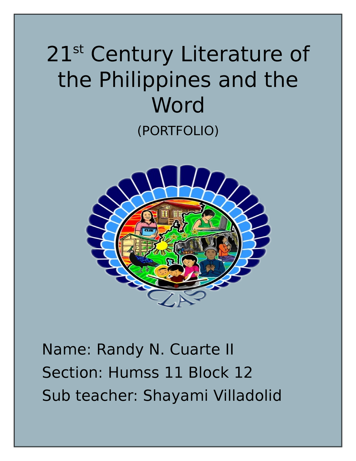 21st Century Literature Of The Philippines And The Word - 21 St Century ...