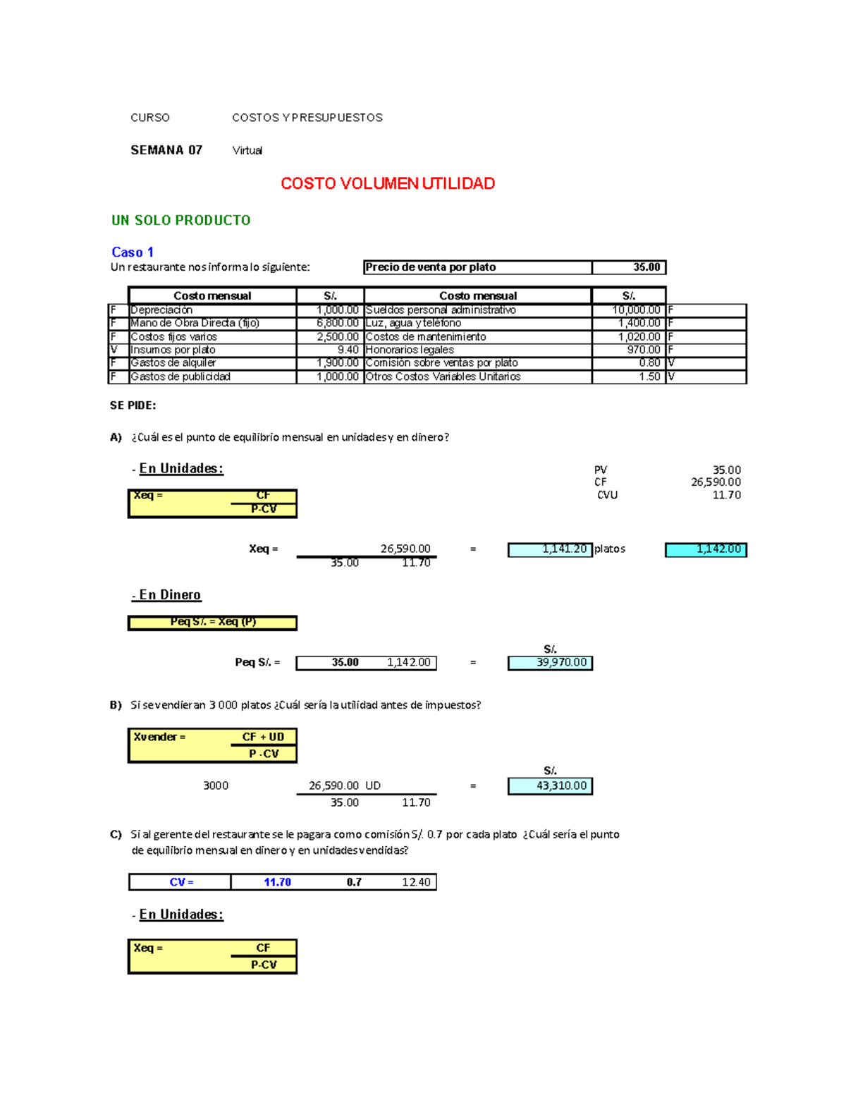 U4 S7 Ejercicios Para La Actividad Virtual (2021 II - 1 ...