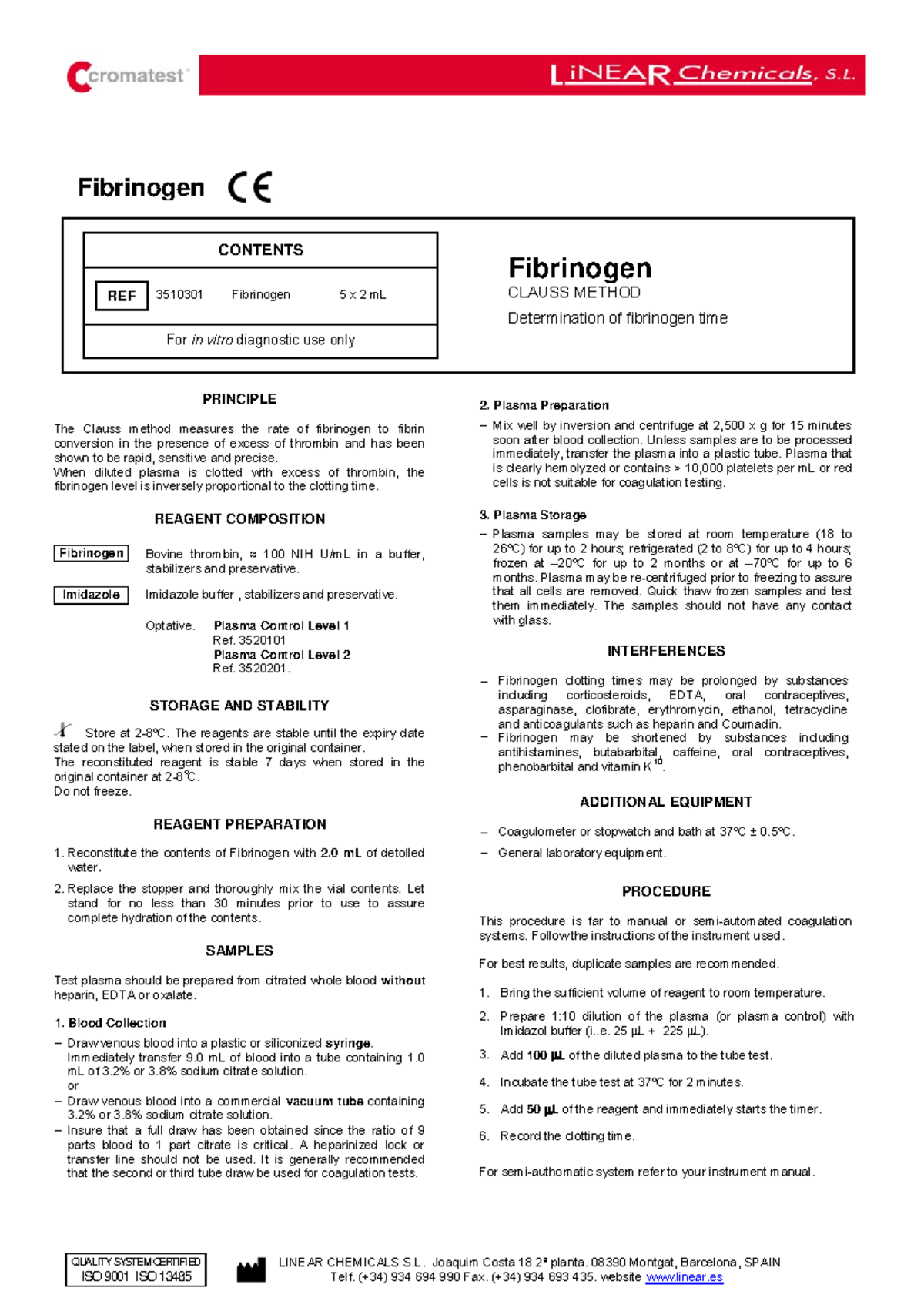Fibrinogen- Assay - Fibrinogen CONTENTS Fibrinogen CLAUSS METHOD ...