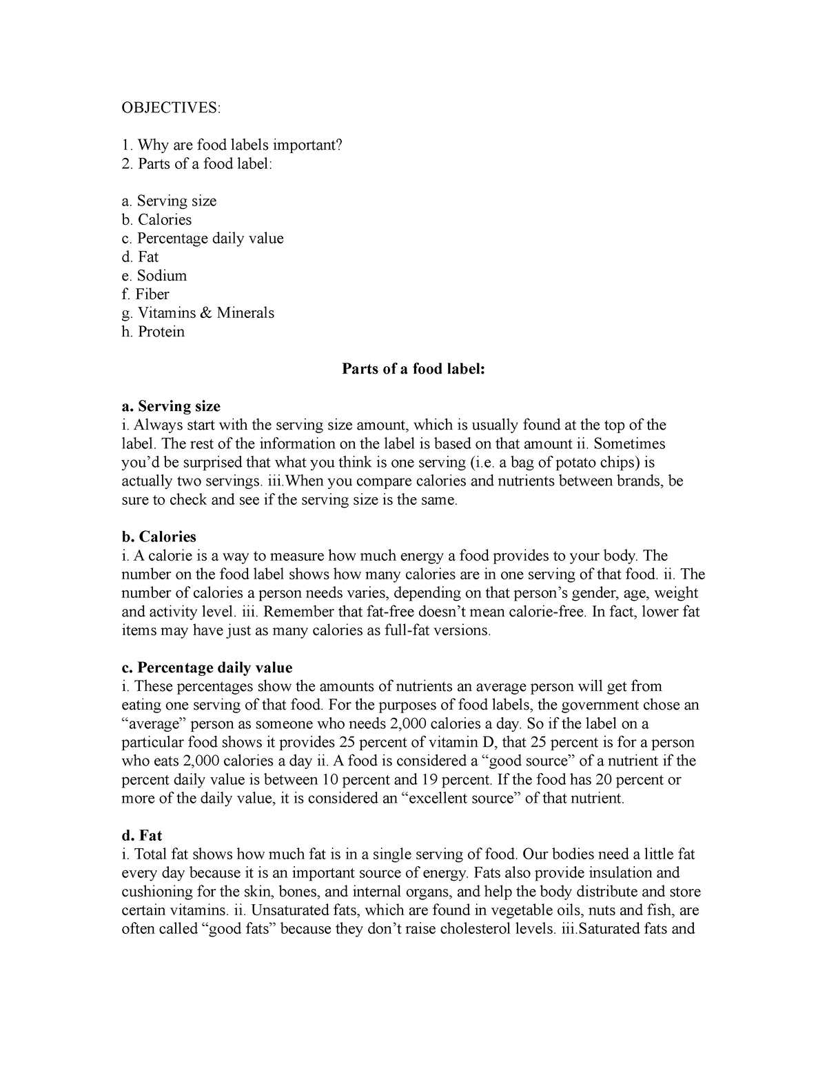 nutrition-objectives-why-are-food-labels-important-parts-of-a-food