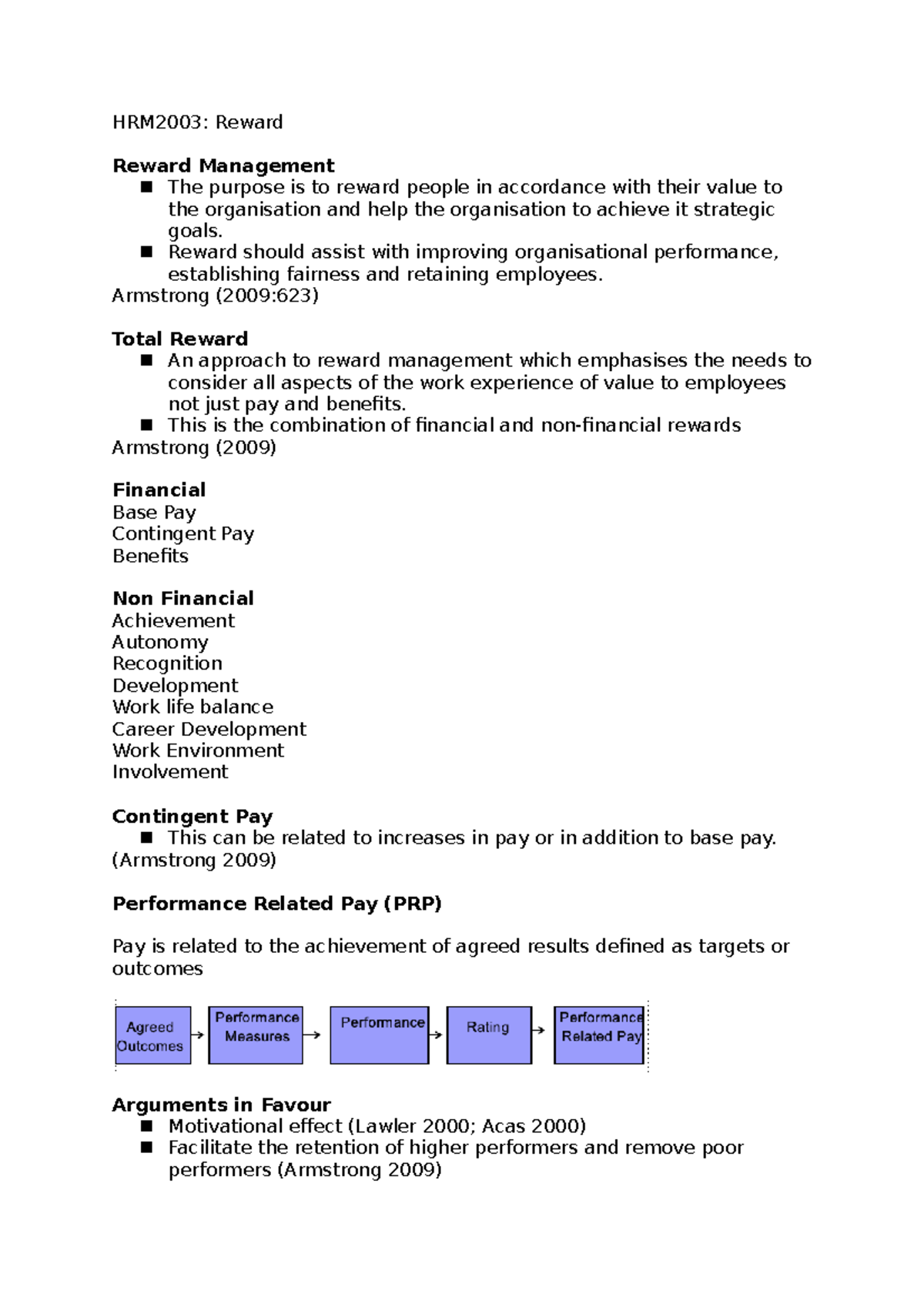 hrm2003-reward-lecture-notes-hrm2003-reward-reward-management-the