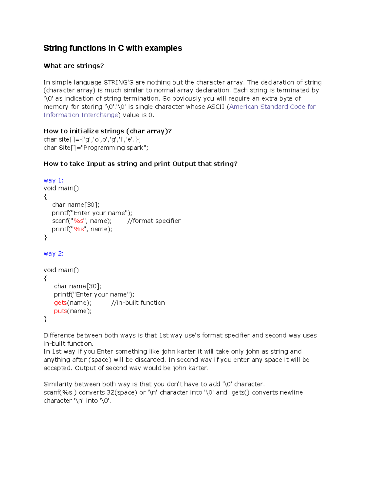5 6224355472531524227 - String functions in C with examples What are ...