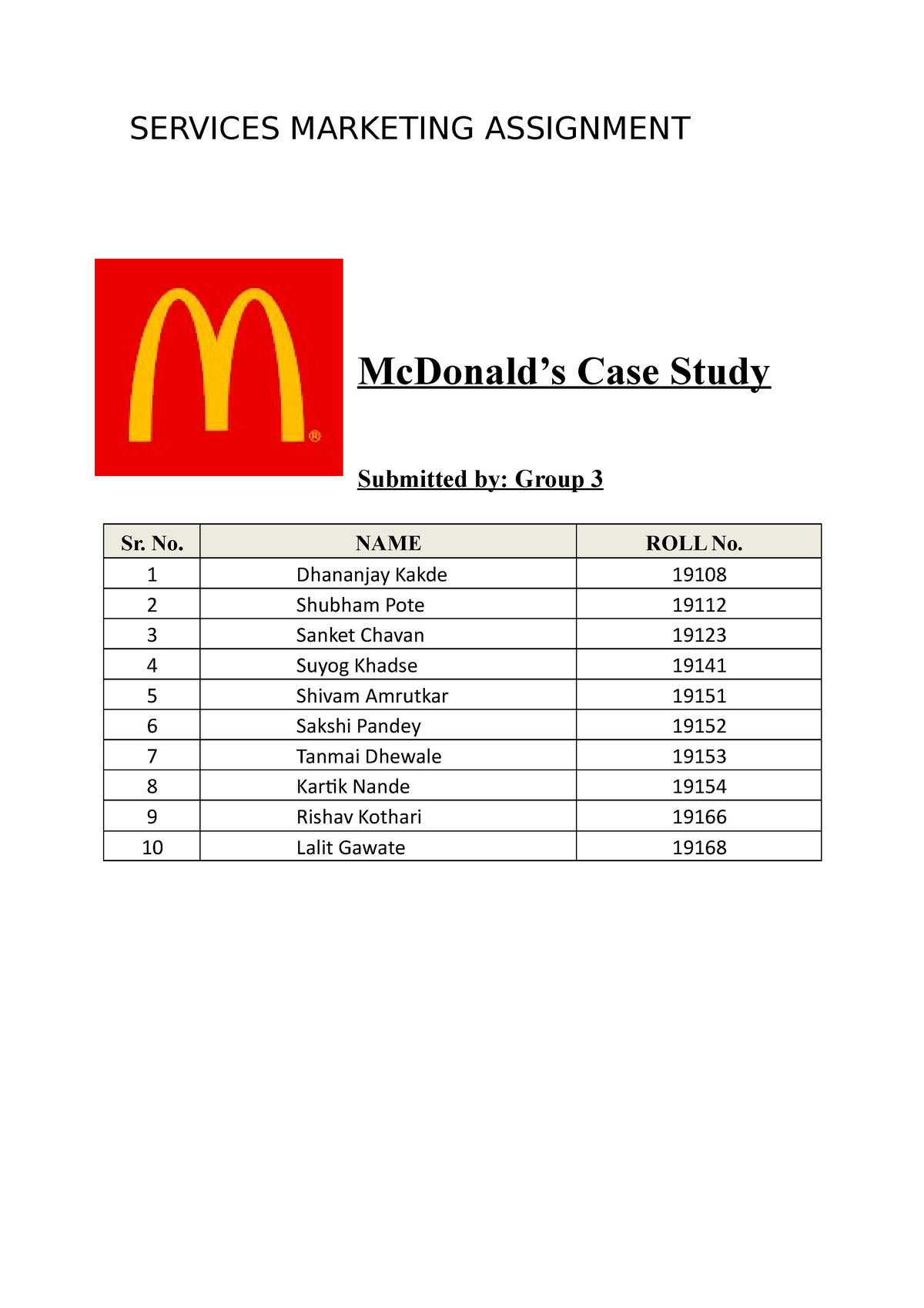 case study of franchising mcdonald's