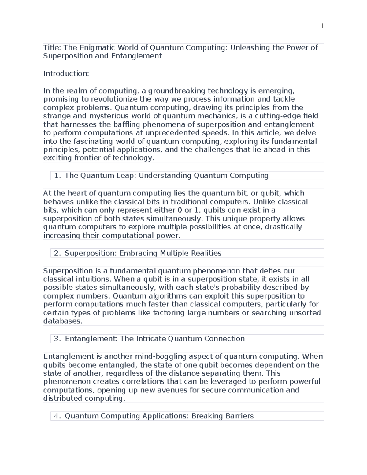 dcfuijcjfm jfmcmfckmd - 1 Title: The Enigmatic World of Quantum ...