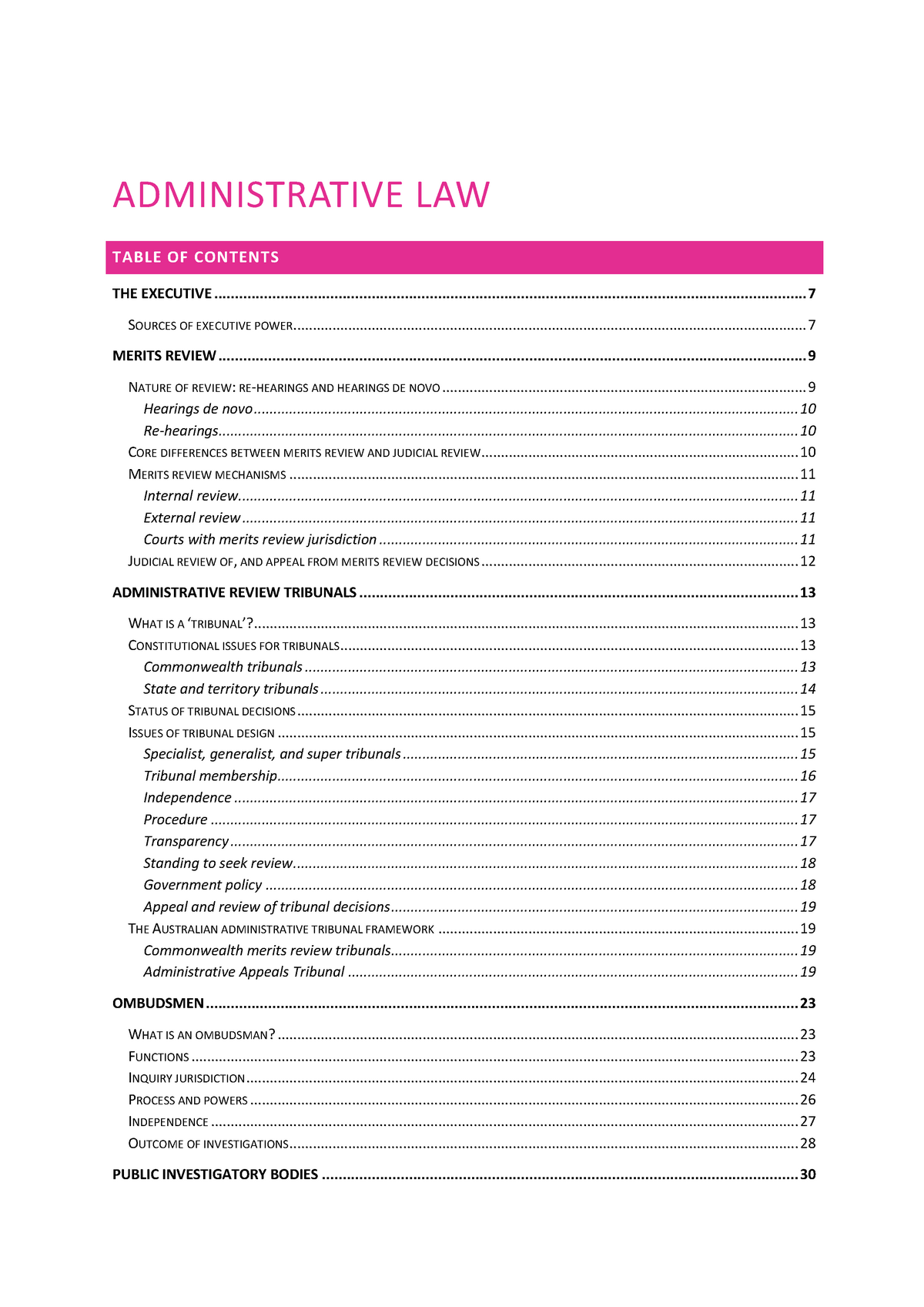 Hd Complete Administrative Law Notes Summary And Skeletons For Final ...