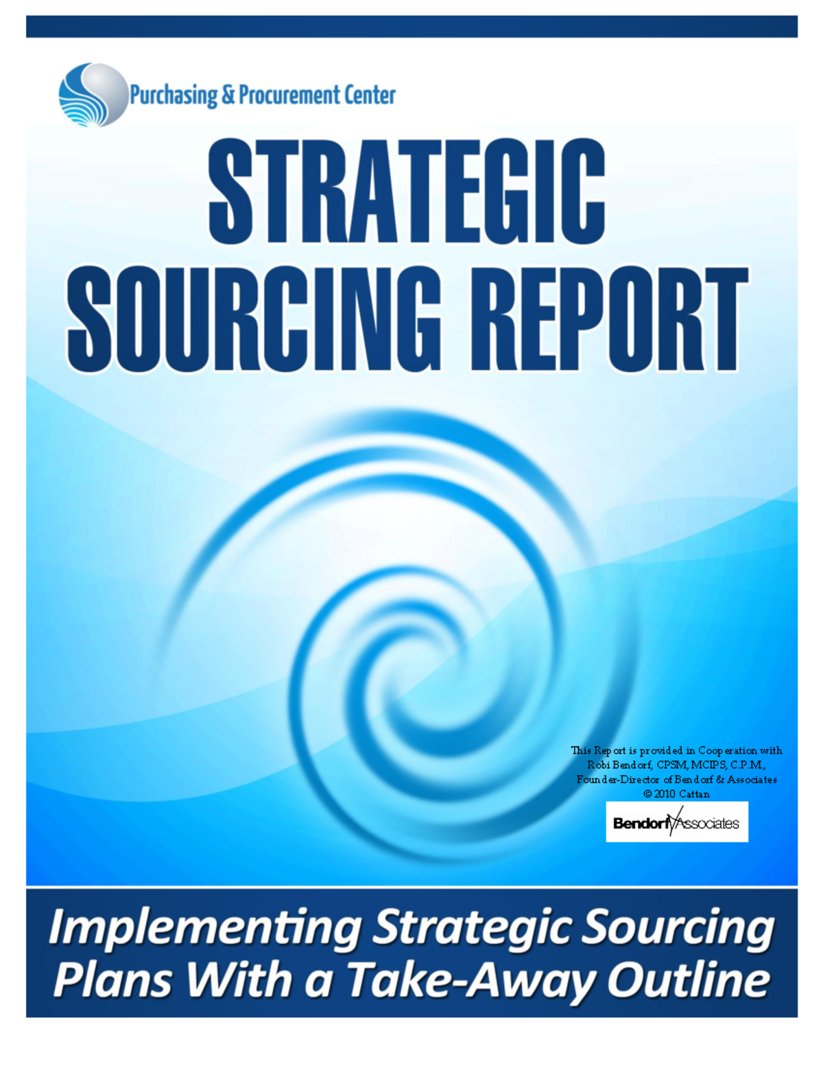 Report strategic sourcing plans - This Report is provided in ...
