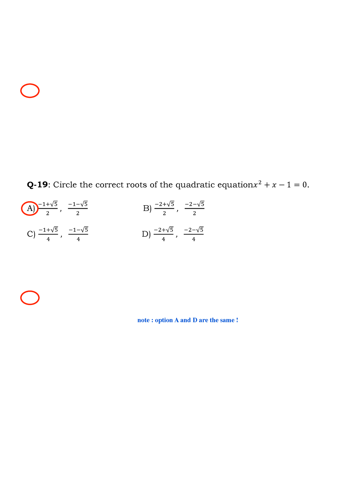 homework 3 quadratic roots