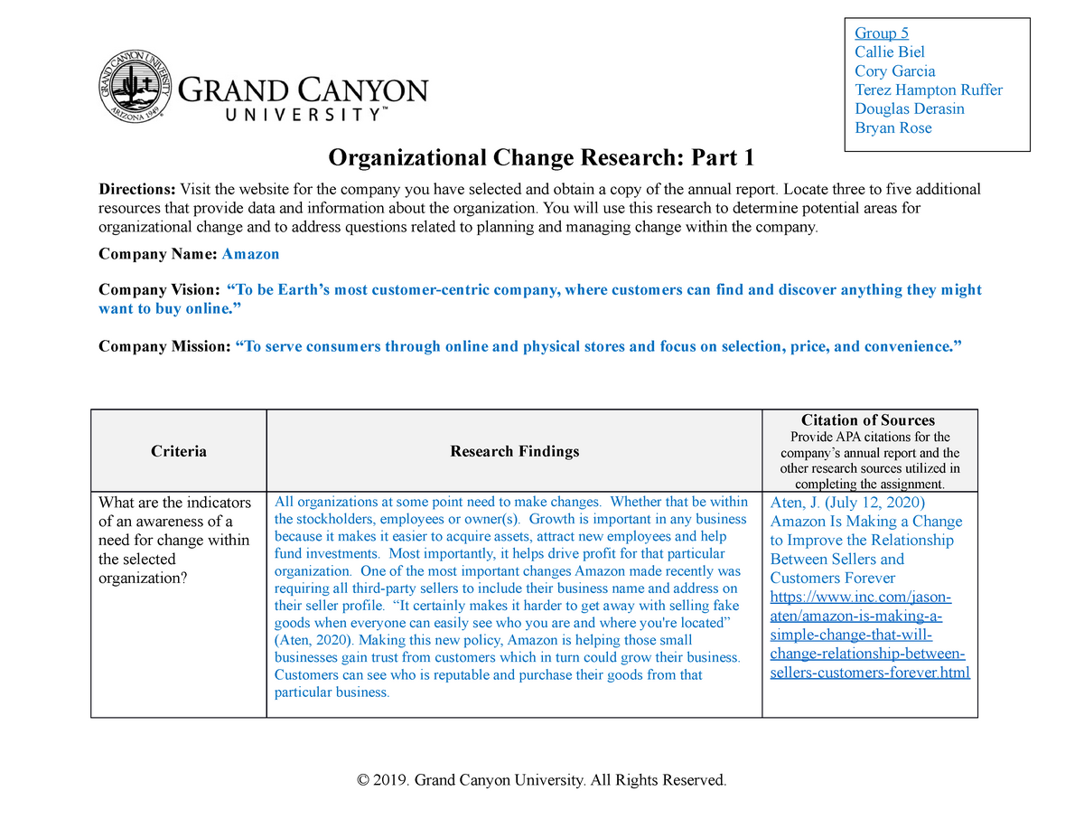 mgt 325 organizational change communications plan presentation