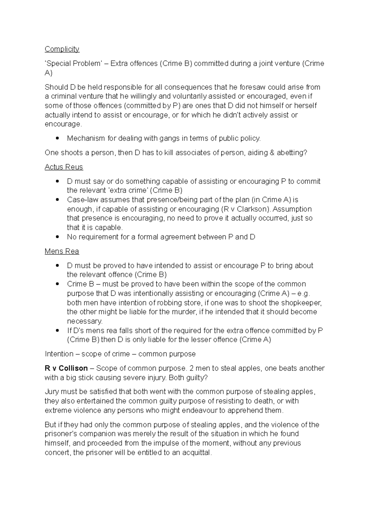 Lecture 18 - Complicity 2 - Complicity ‘Special Problem’ – Extra ...