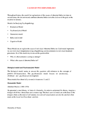Ch07 States of Consciousness - Chapter 7 Lecture Notes: States of ...