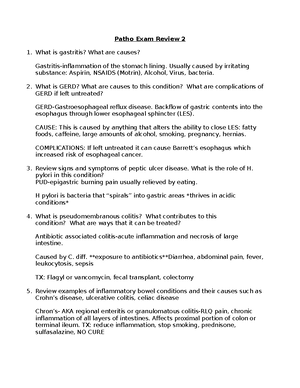 Exam 1 Concept Review, Essentials Of Pathophysiology - Exam 1 Concept ...