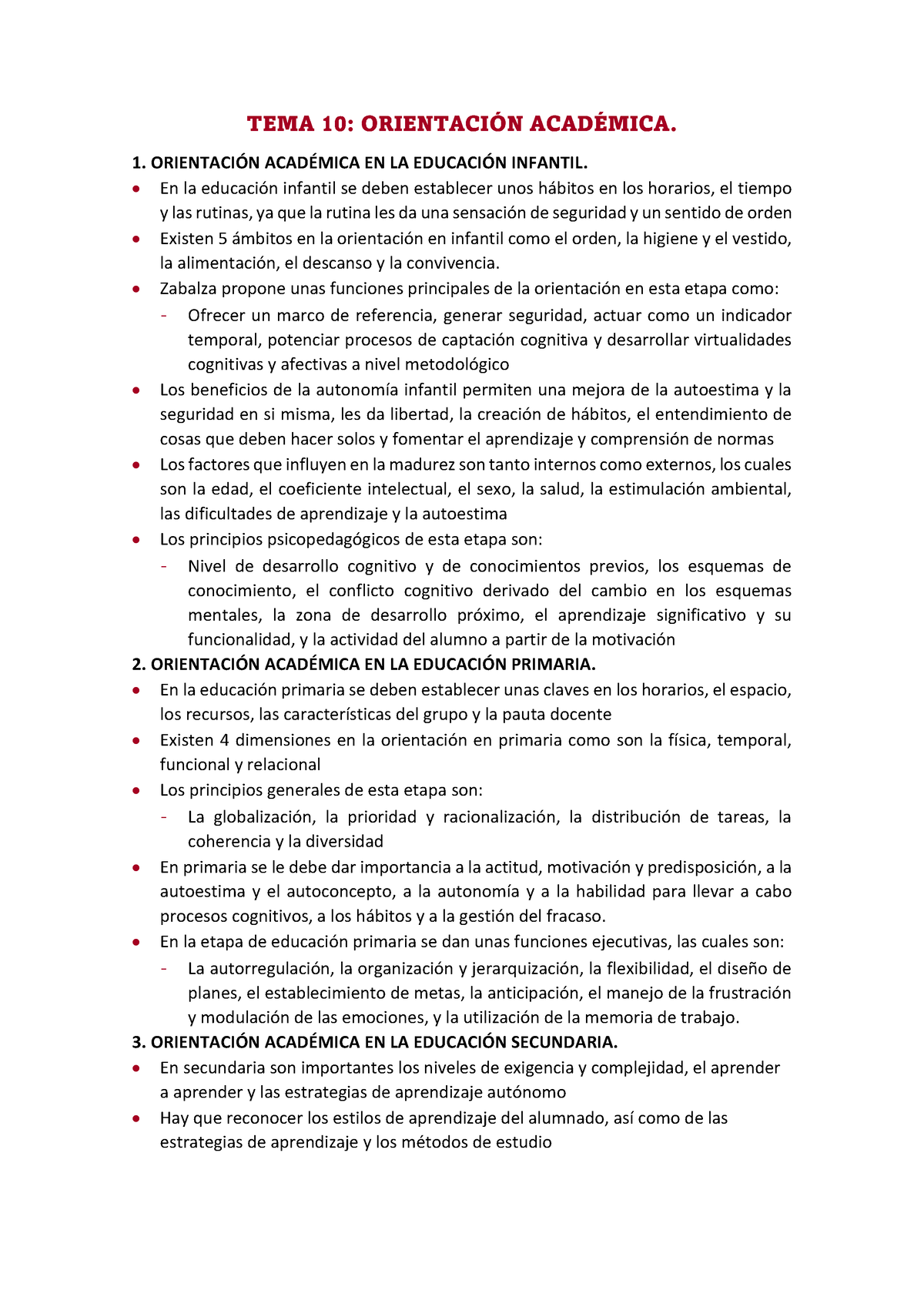 Tema 10 Orientación - TEMA 10: ORIENTACI”N ACAD... 1. ORIENTACI”N ACAD ...