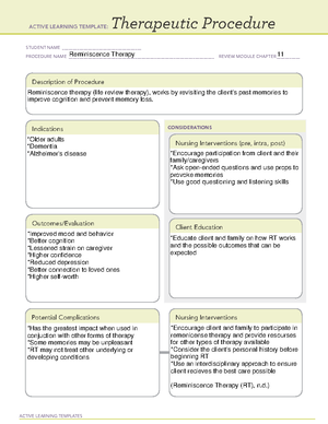 ATI Therapeutic Procedure Template Amputation - ACTIVE LEARNING ...
