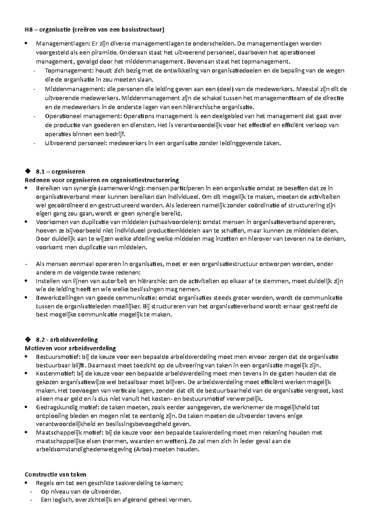 Overview Samenvatting Hoofdstuk 8 Boek - Human Resource Management (HRM ...