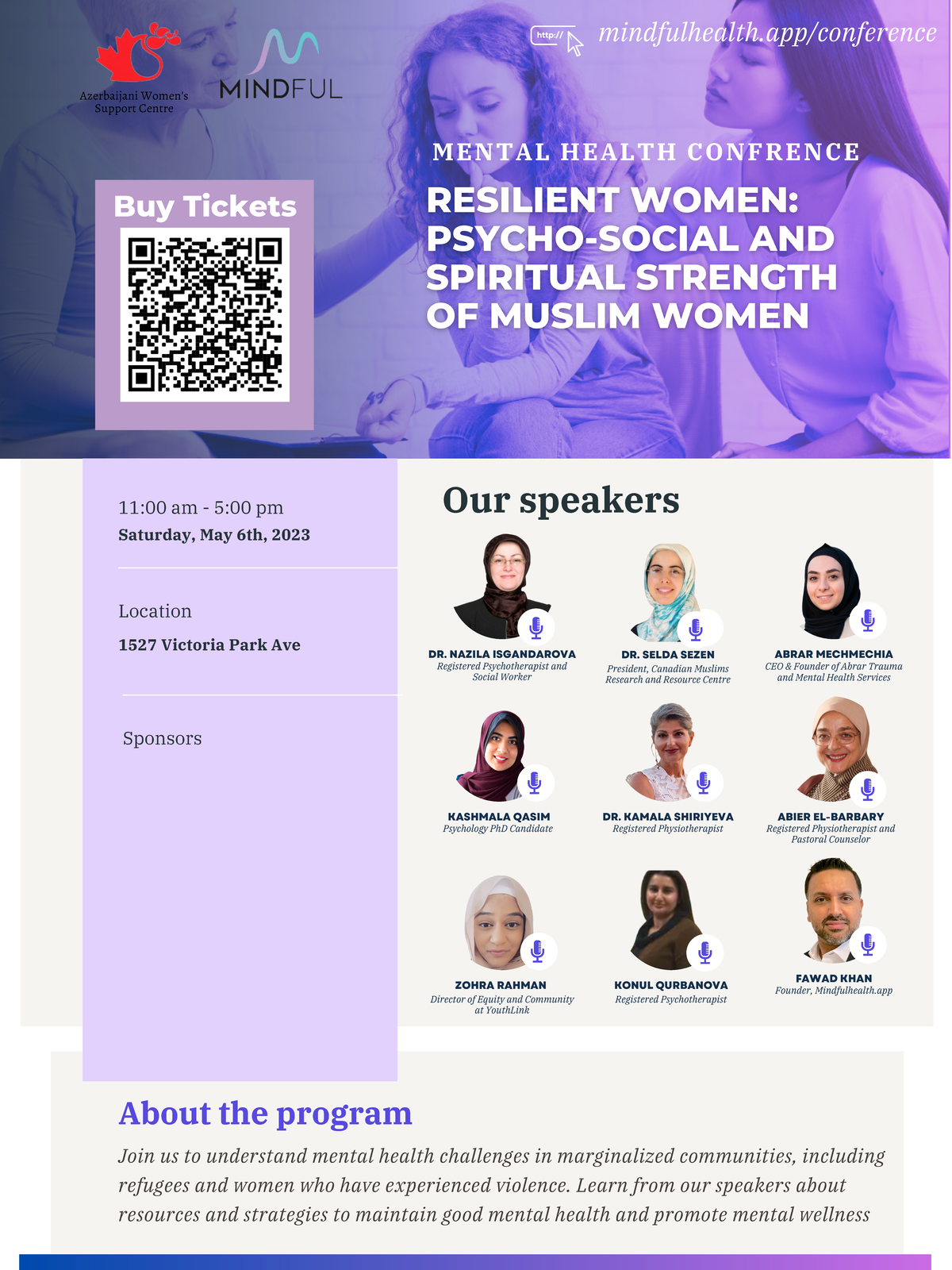 Mental Health Conference Flyer - Azerbaijani Women's Support Centre ...