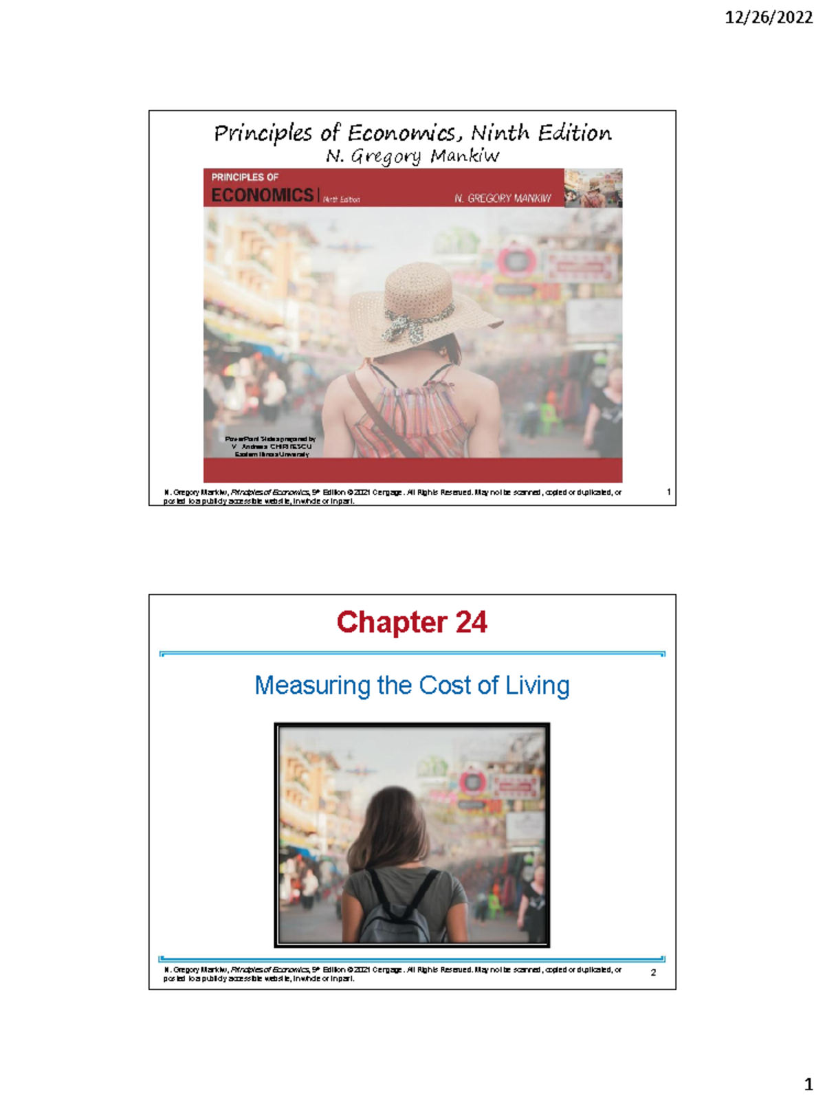 Chapter 24 Measuring The Cost Of Living - N. Gregory Mankiw, Principles ...