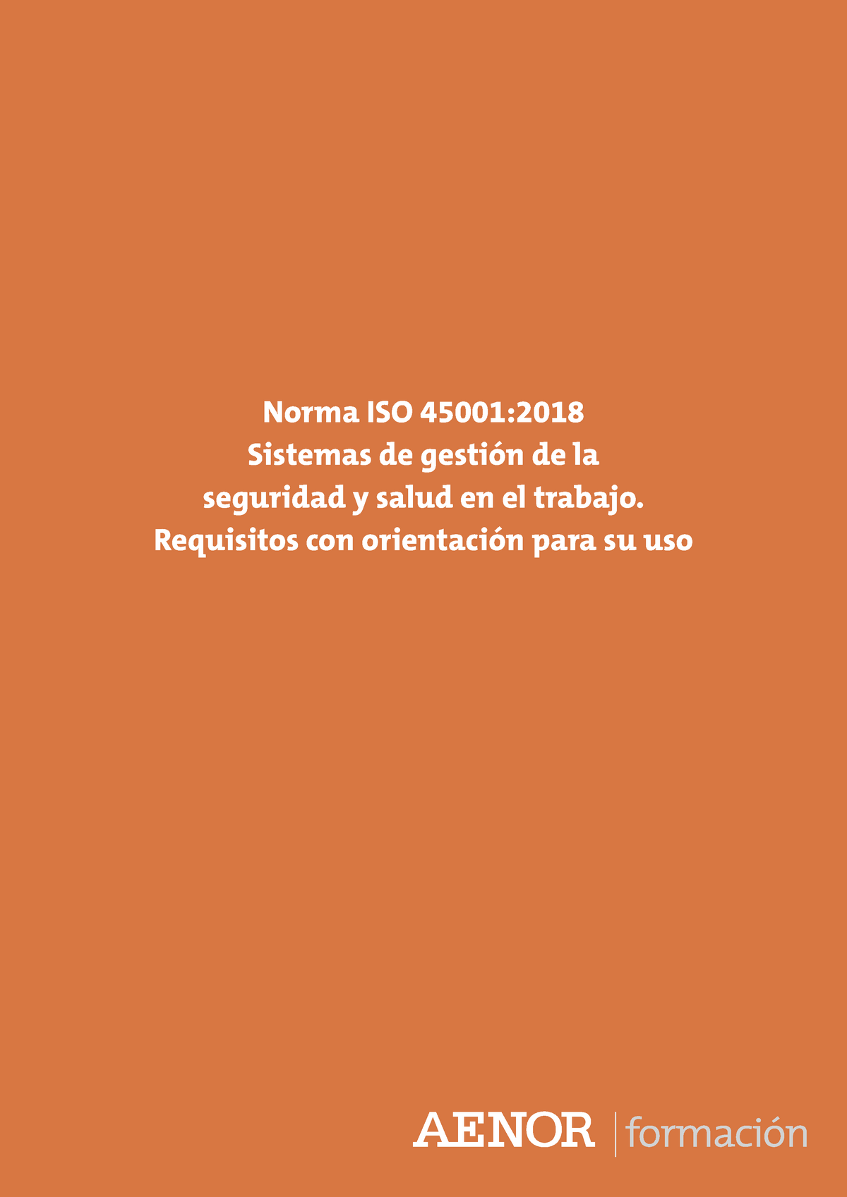 ISO 45001 2018 AF Peru - Norma ISO 45001: Sistemas De Gestión De La ...