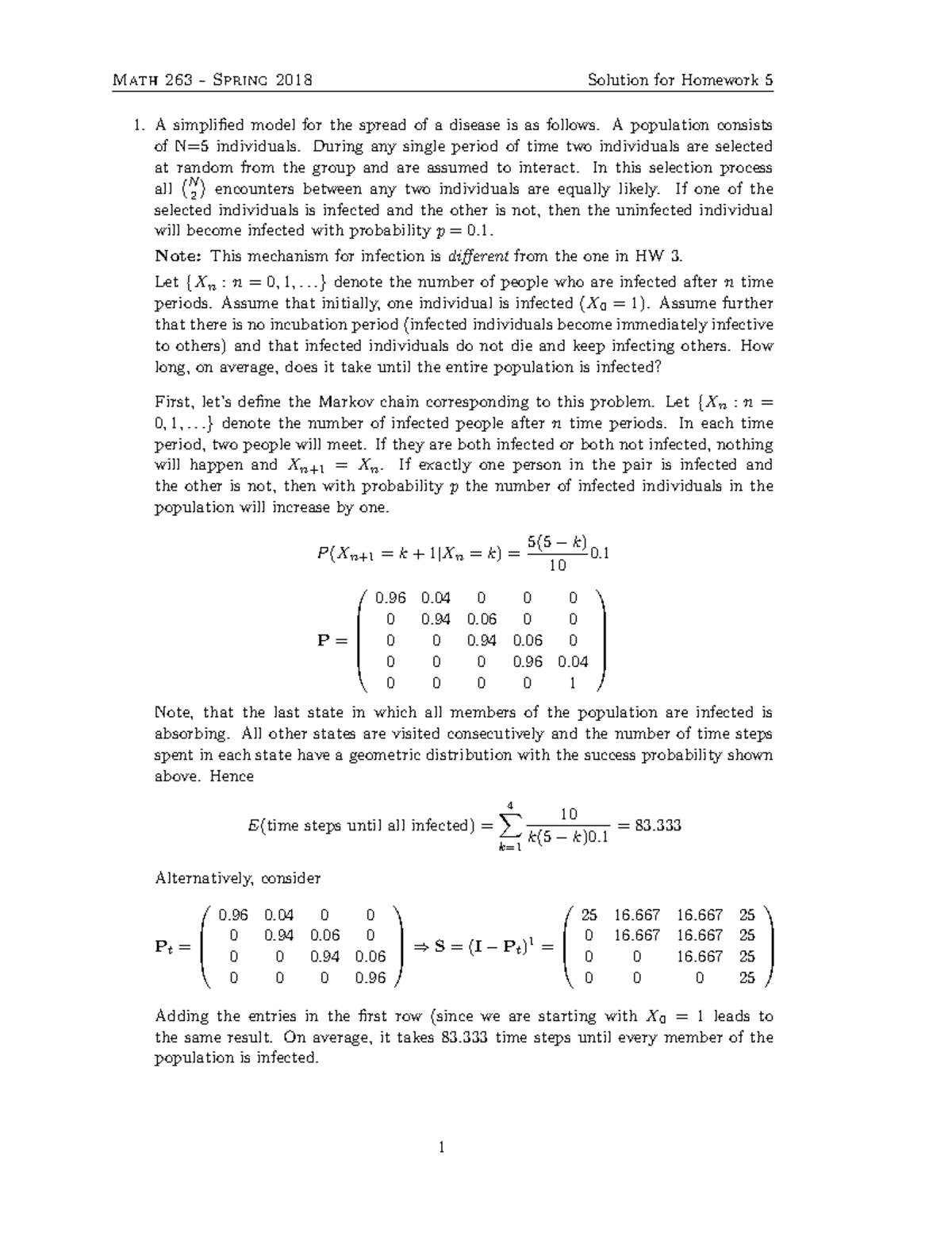 ee263 homework 5 solutions