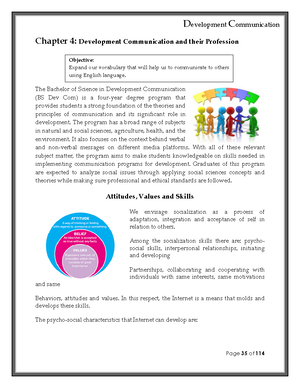 Chapter 3 THE Domain OF Developmental Communication - Chapter 3: The ...