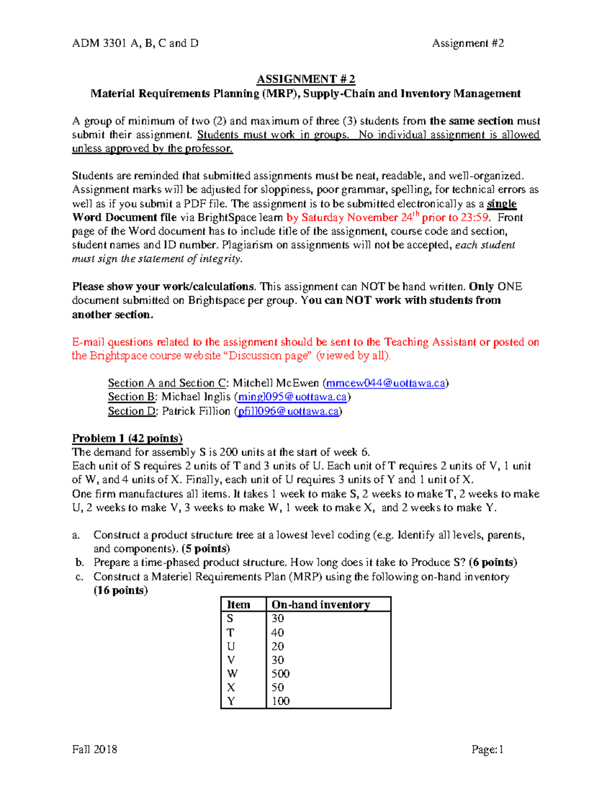 1 Adm3301 Assignment 2 Fall 2018 Adm 3301 A B C And D Assignment 2 Assignment 2 Material 1 Adm3301 Assignment 2 Fall 2018 Adm 3301 A B C And D Assignment 2 Assignment 2 Material