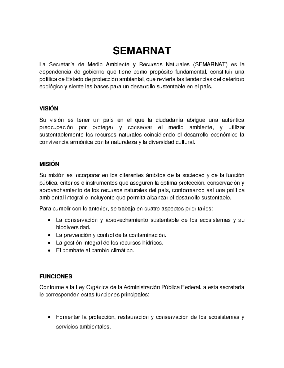 Plan Semarnat-gestión Ambiental - SEMARNAT La Secretaría de Medio ...