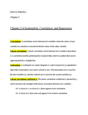Intro to Statistics Chapter 1 notes - Intro to Statistics Chapter 1 ...