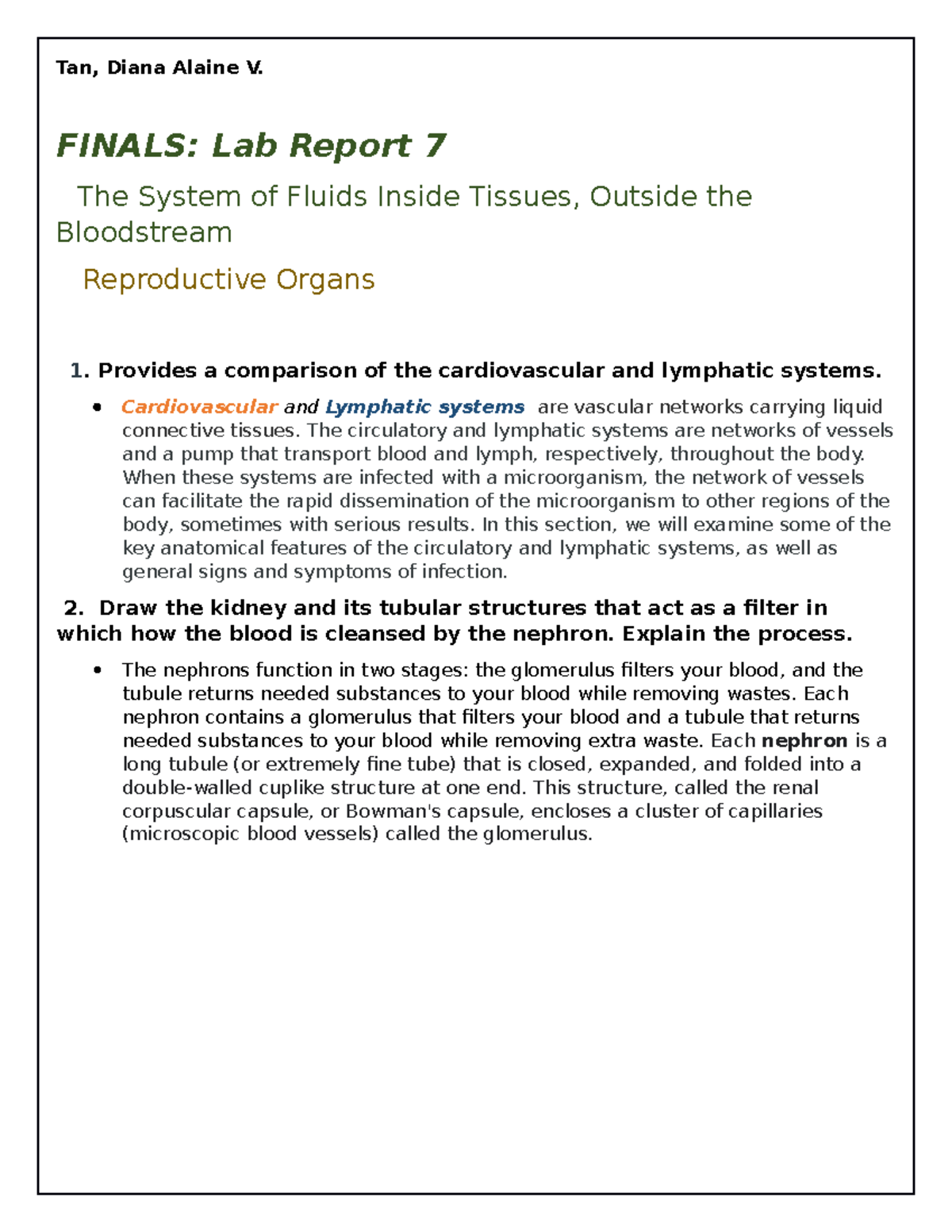 TAN. LABORATORY Report 7 - Tan, Diana Alaine V. FINALS: Lab Report 7 ...