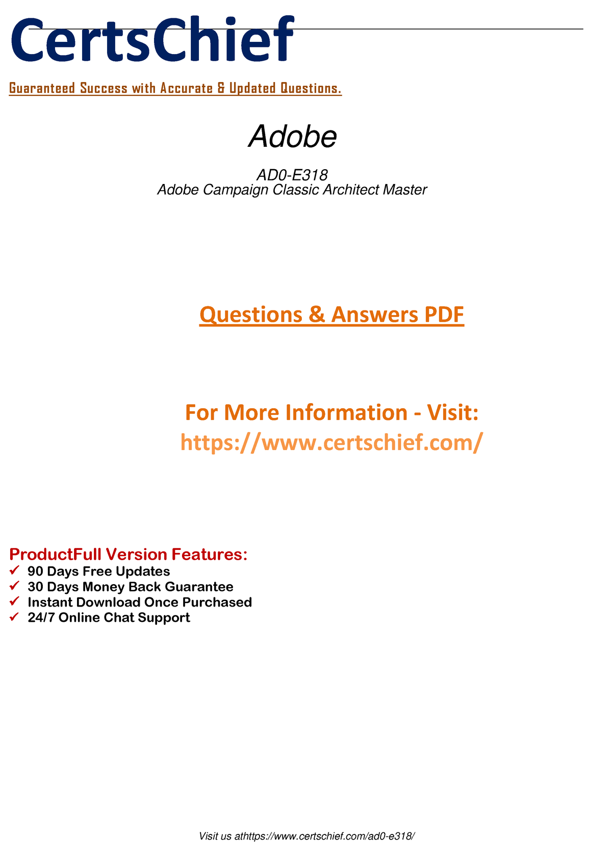 Explore AD0-E318 Study Guide For Adobe Campaign Classic Architect Sns-Brigh10